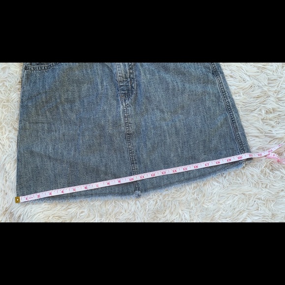 Thrifted Denim Mini-Skirt - Picture 3 of 6